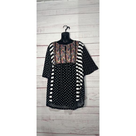 Multi PrintWomen’s Suzanne Betro Top Large - Picture 1 of 5